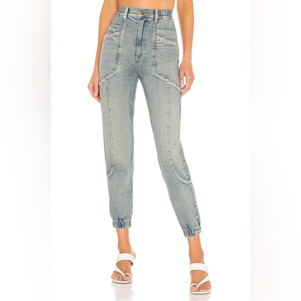 EUC Retrofete Myla Denim Jogger in Romano Size 28 - Picture 7 of 9